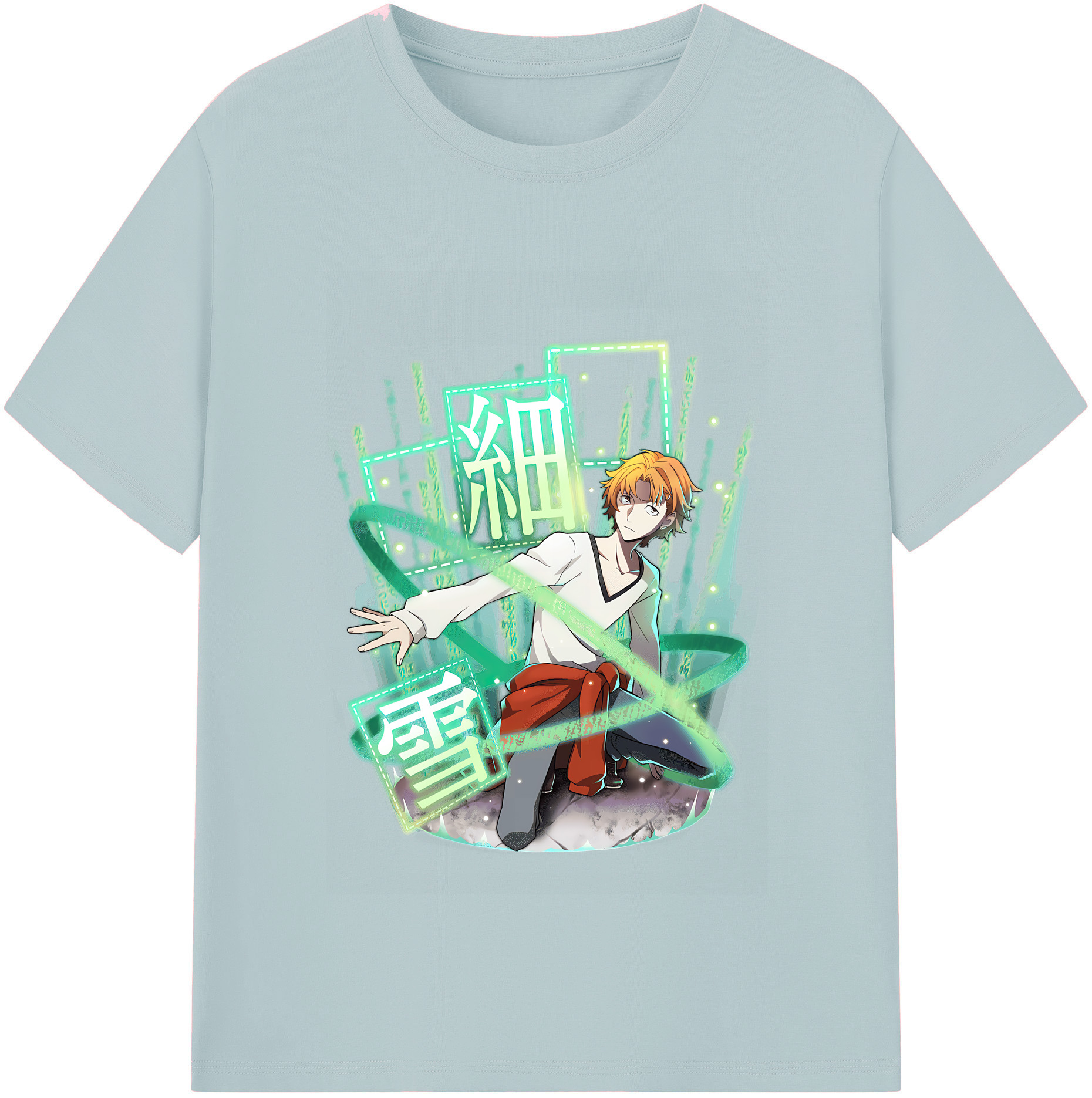 （画像用） 文豪ストレイドッグス Bungo Stray Dogs 綿100％半袖Tシャツ（フロントプリント）